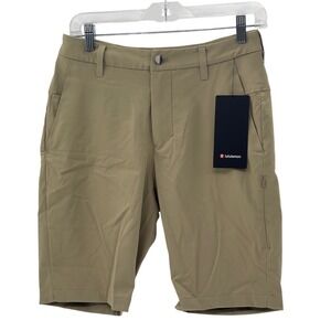 Lululemon Shorts Commission Golf 10"Men Size 28‎ Tan Khaki New